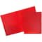 JAM Paper Heavy Duty Plastic 2 Pocket File Folder
